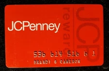 JC Penny Rewards charge card. Our cc1869