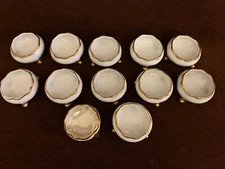 Salt Cellers, Porcelain, Gold Trim