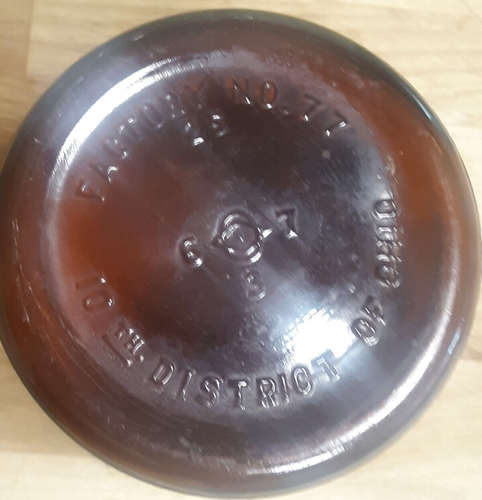 Excellent Vintage Amber Mercantile Cigars 5 cents The DWG Corp Factory No 77 - Picture 5 of 10
