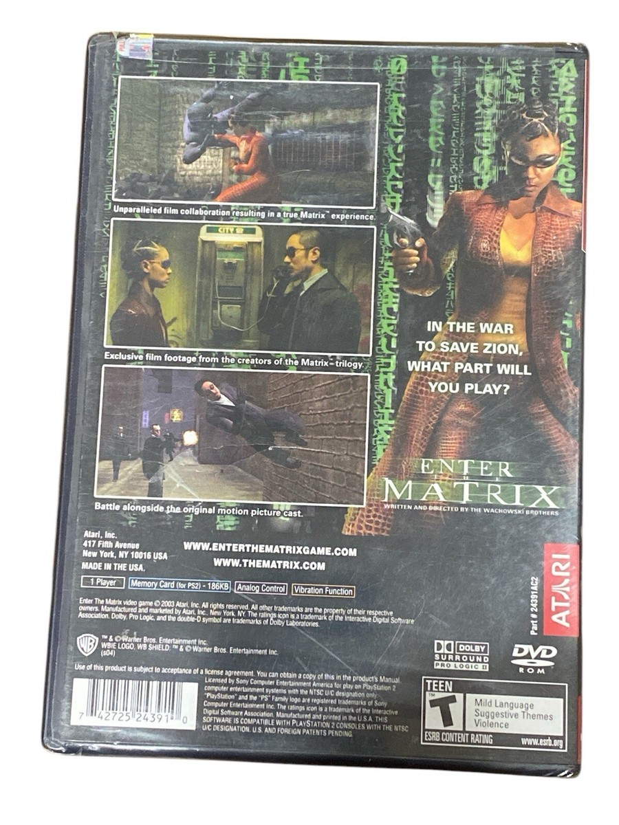 その他 ENTER THE MATRIX (Playstation2) Amazon.com: Enter the Matrix (PS2) : Video Games