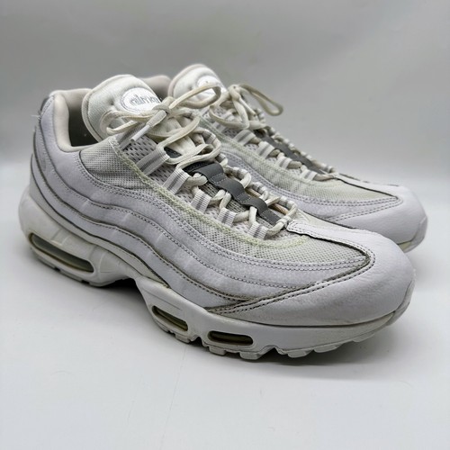 Size 11.5 - Nike Air Max 95 Essential White Silver - Picture 1 of 19