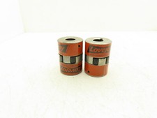 Lovejoy L100 Pump Motor Coupling 1" Bore to 1.25" Bore 1/4" Keyway Lot of 2