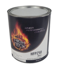 High Teck HFP 250 GM 8555 Ebony Black Basecoat Automotive Paint Gallon