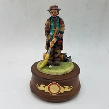 Emmett Kelly Weary Willie Limited Edition The Caddy Golfer Clown Hobo 1991