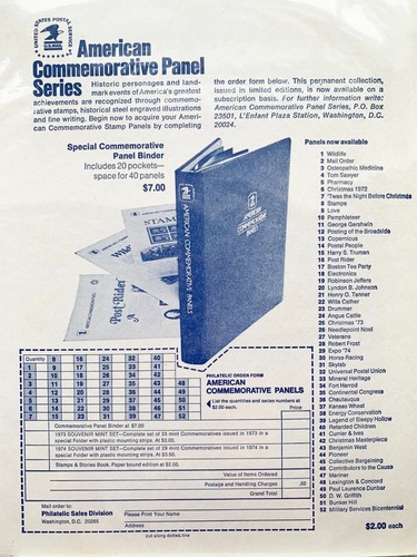 US Briefmarke American Commemorative Panels 1975 ~ 2011, SIE WÄHLEN AUS - POSTFRISCH - Bild 69 von 118