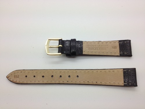 10mm 12mm 14mm LS716 Hadley Roma Lizard Grain Genuine Leather Watch Band Ladies - Picture 14 of 14