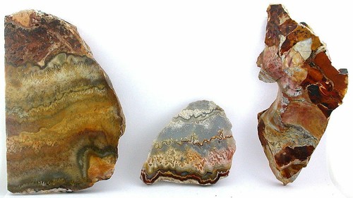 296 Gram 3 Banded Arizona Crazy Lace Agate Slab Cab Cabochon Gemstone Rough AA9 - Picture 2 of 4