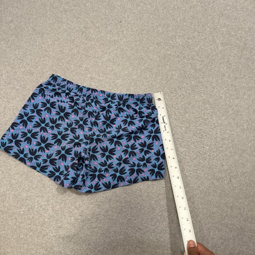 Patagonia Girls Blue Pollen Confetti Baggies Shorts 3.5” Size L Beach Pool - Picture 9 of 13