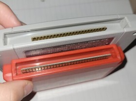 Untested Nintendo Mother & Mother 2 Famicom Cartridges & Mr. Saturn Plush Magnet