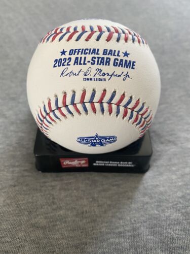 ANAHEIM ANGELS MIKE TROUT AUTOGRAPH 2022 ALL-STAR GAME LOGO BASEBALL JSA LETTER - Picture 3 of 5