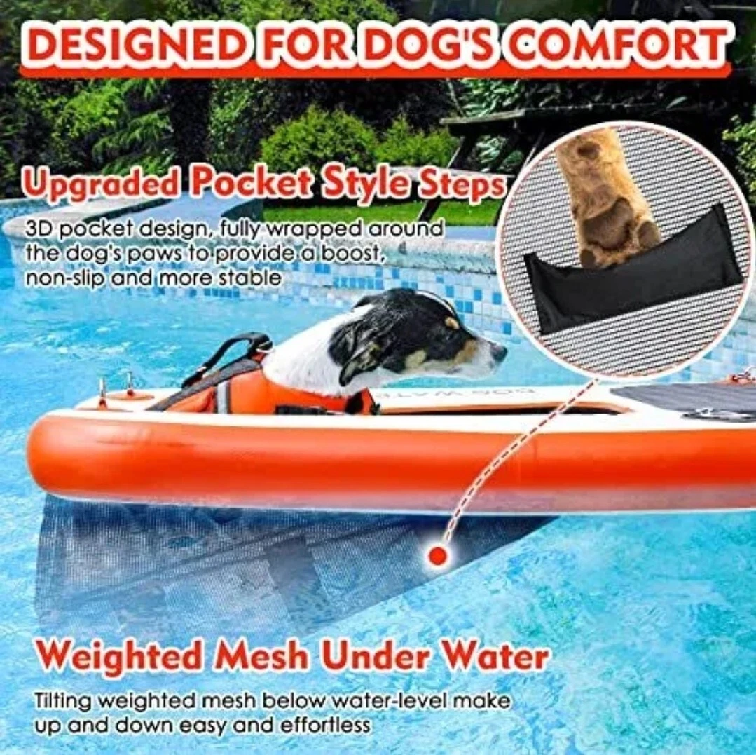 Floating dog on sale ramp for boat