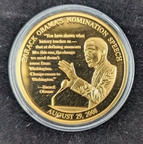 Complete Set Of 4 American Mint President Barack Obama Speeches Coins COA Proof - Picture 12 of 23