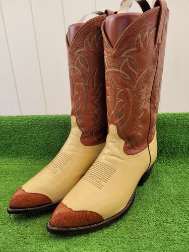 10.5 EE ⭐ VTG ⭐ TONY LAMA ⭐ URBAN COWBOY ⭐ LIZARD ⭐ WING TIP ⭐ WESTERN ⭐ BOOTS - Picture 18 of 24