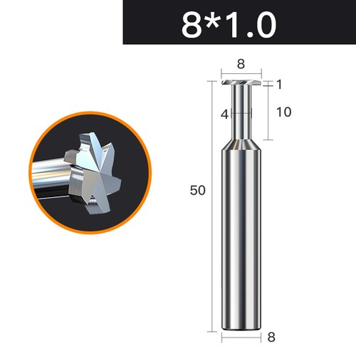 T-slot Milling Cutter Solid Carbide Metalworking Cutter Tool End Mill 30 Degree - Picture 35 of 72