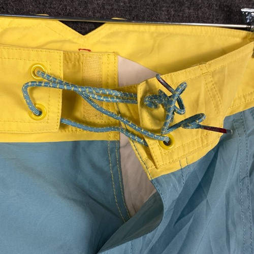 The North Face Womens Size 10 Board Shorts Floral Aqua Green Drawstring Pockets - Picture 2 of 14