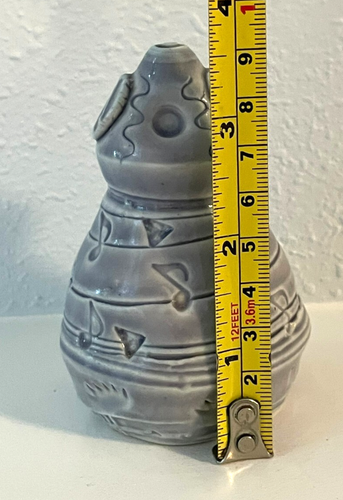 Handgefertigte Keramik Roboter Figur - skurrile Keramik Skulptur - 3,5" groß - Bild 10 von 10