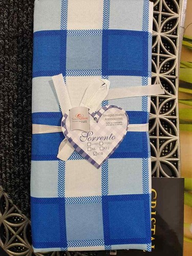 Tovaglia antimacchia cucina 6 12 18 24 posti colorata moderna anti macchia - Foto 4 di 6