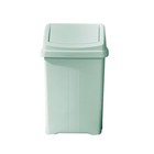 25L Swing Top Bin Plastic Kitchen Waste Bin Garden Office Rubbish Dustbin - UK