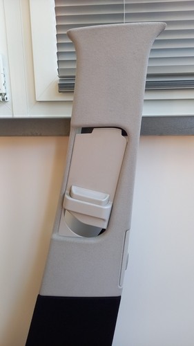 Verkleidung B säule W211 W 211 rechts mit Lüftung 2116903454 Schwarz weiß - Bild 2 von 10
