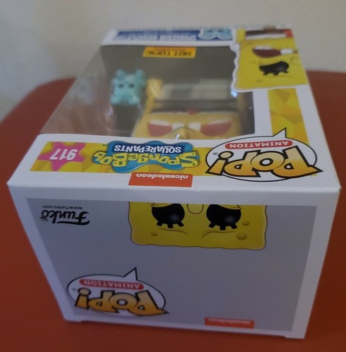 SpongeBob Schwammkopf: SpongeBob Gewichtheber exklusiver Funko Pop! Vinyl Figur  - Bild 6 von 8