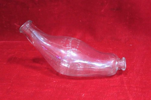 Glass Milk Bottle Feeder Old Vintage Antique Decorative Collectible - Picture 2 of 6