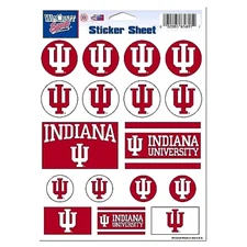 Indiana Hoosiers NCAA Vinyl Die-Cut Sticker Set / Decal Sheet *Free Shipping