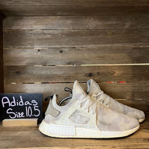 Mens Adidas NMD XR1 Duck White Gray Camo Athletic Shoes Sneakers Size 10.5 M GUC