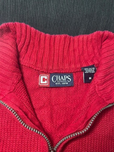 Ralph Lauren Chaps zip Rollkragenpullover - Größe M - Keine Gebrauchsspuren - Bild 3 von 4