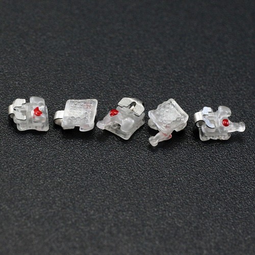 Kieferorthopädische Brackets selbstligierende Keramik Metall Zahnspange AO Empower Roth MBT 022 - Bild 58 von 58