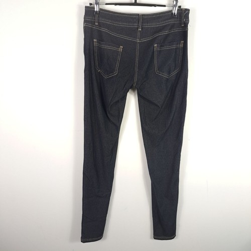 D&D Jeans Girls Jeggings Size XL Blue Dark Wash Pants Mid Rise Skinny Casual - Picture 2 of 13