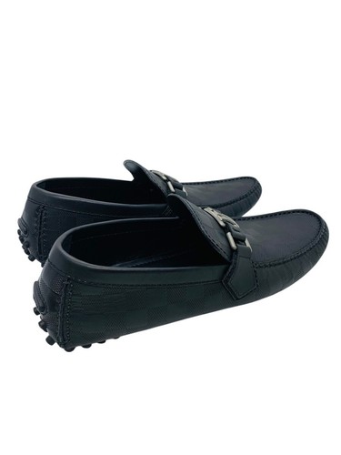 Louis Vuitton Hockenheim Driving Mokassin Damier Schwarz Leder 7 UK = 8 US - Bild 7 von 9