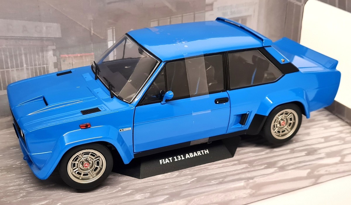 Solido 1/18 - Fiat 131 Abarth 1980 Blue Diecast model car | eBay
