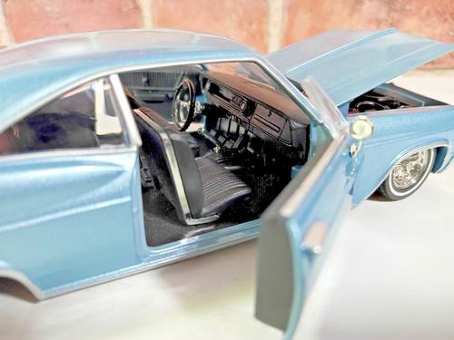 WELLY 1965 CHEVROLET IMPALA SS LOWRIDER OOAK 1/24 DIECAST - POSEABLE - Picture 20 of 24