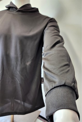 Long Sleeve Safety Shirt With Hoodie, Polyester Birdeye Mesh/Hoodie shirt - Picture 14 of 41