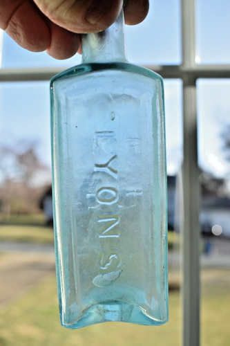 Antique Open Pontil LYON'S KATHAIRON FOR THE HAIR  NEW YORK Medicine Bottle - Picture 5 of 11