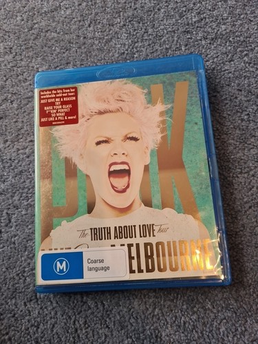 Pink The Truth About Love Tour Live From Melbourne Blu-ray - Disc LIKE NEW.