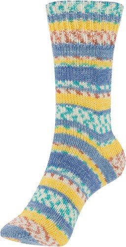 Austermann Step 4 Rio-Color - 4 veces lana de calcetín - 100 g - tejer lana picada - Imagen 3 de 7