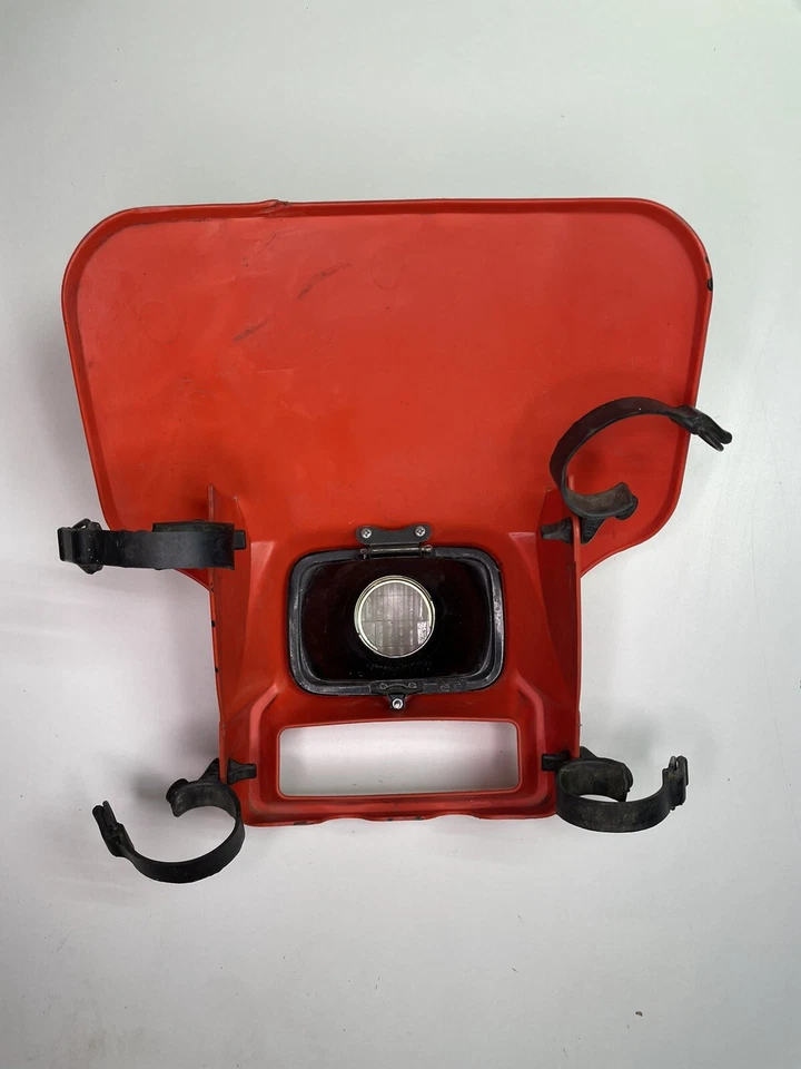 CUBIERTA DE FAROS HONDA XR350R XR250R XR500R XR200R OEM CON CORREAS DE MONTAJE DE LÁMPARA Foto 2 de 4