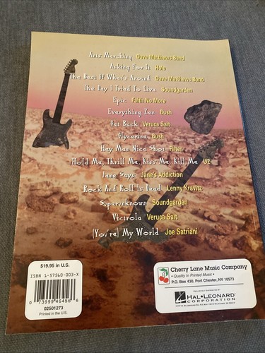 MODERN ROCK 15 SONGS FROM THE ALTERNATIVE SCENE Music SONGBOOK Guitar Vocals - Picture 2 of 21