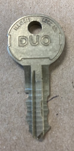 Illinois Lock Co. DUO Key # G9F8 - Picture 2 of 2