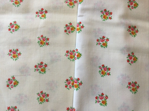 Paar Vintage Burlington House Gold Star Std Kissenbezüge Blumen/Gitter * lesen - Bild 11 von 12