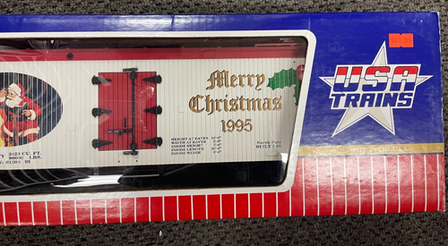 USA Trains 13013 Christmas 1995 Reefer Car UNUSED - Picture 3 of 4