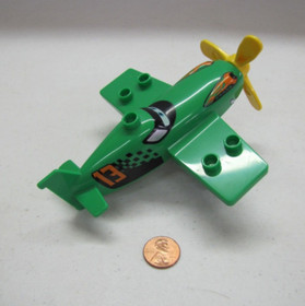 Rare Lego Duplo Disney Planes Green Ripslinger #10510 Plane Wheels Propeller #2