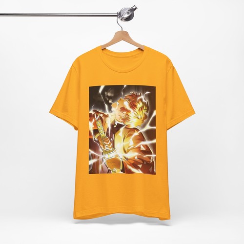 Demon Slayer Anime Shirt, Zenitsu, Slim, Colors, Premium Quality, High End Shirt - Picture 5 of 5