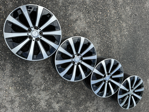 19" MERCEDES BENZ GLA GLB GLA250 GLA45 OEM FACTORY STOCK WHEELS RIMS 5x112 - Picture 2 of 15