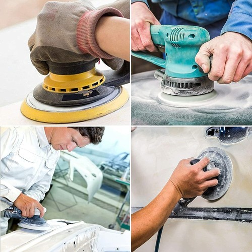 SATC 125mm Sanding Discs 25 PACK 220 Grit Orbital Sandpaper Hook & Loop Pads - Picture 9 of 14