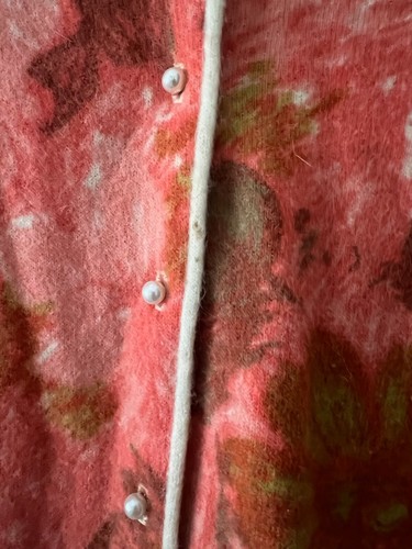 Angelon by Darlene Vintage Pink Cardigan Sweater XS - Picture 4 of 10