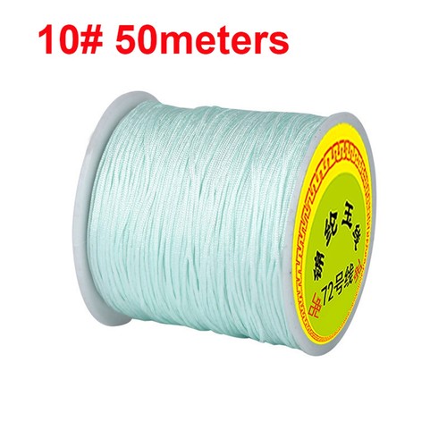 55 Yards/ Roll Nylon Thread Chinese Knotting Cord Jewelry Beading String 0.8mm - Picture 16 of 30