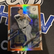 2021 Topps NPB Nippon Professional Baseball Orange Foil /25 Hisanori Yasuda #33