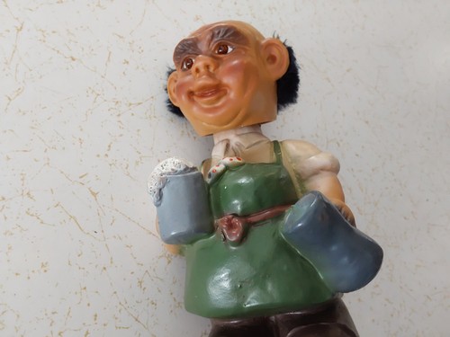 Vintage Bartender Bobble Head Vinyl SOUVENIR from GERMANY - Picture 4 of 6